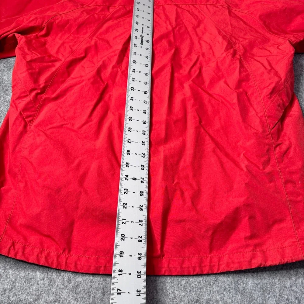 The North Face Mens Gore-Tex Jacket Red Waterproof Hooded Shell Large L